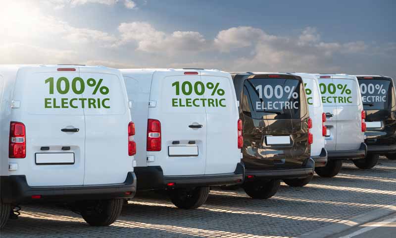 vehículos eléctricos de reparto