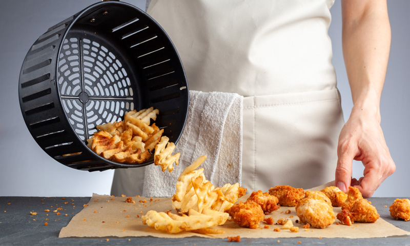 consumos freidora de aire versus horno convencional