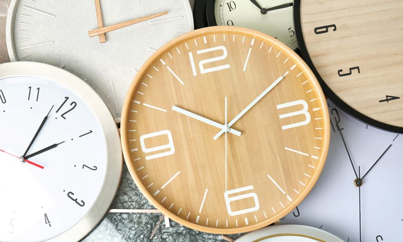 cambio de hora y ahorro de energía