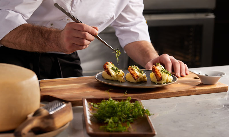 gasto de luz y gas de un restaurante